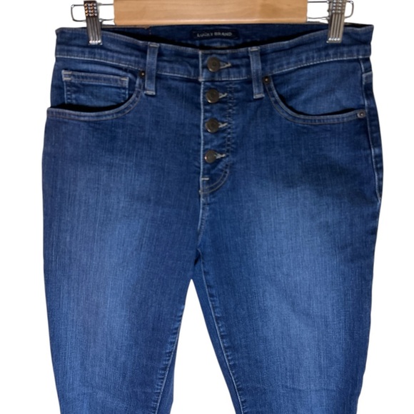 NEW 🔥 “LUCKY BRAND” Mid Rise AVA Skinny Jean Sz 10 . - Picture 6 of 12